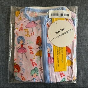 Little Sleepies Prima Ballerina Bamboo Zippy size 6-12 months